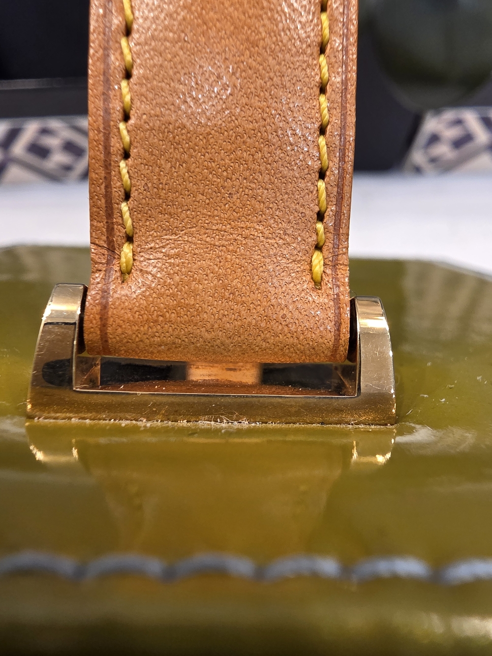 Louis Vuitton Green Monogram Vernis Leather Bleecker Box - Picture 12 of 17